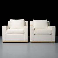 Pair of Deirdre Jordan FITZ PETITE Swivel Lounge Chairs - Sold for $7,680 on 05-24-2025 (Lot 397).jpg